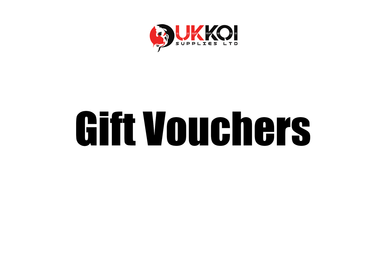 UK Koi Supplies Gift Vouchers