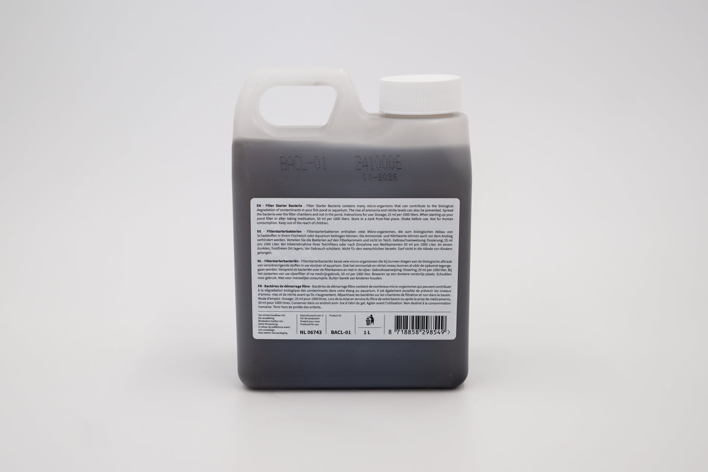 UK Koi Supplies Filter Bacteria Liquid Kickstarter 1L