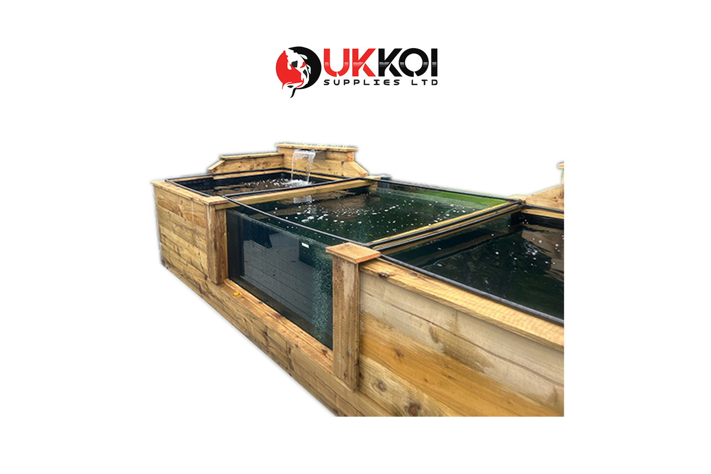 UK Koi Supplies - Railway Sleeper Pond Kits